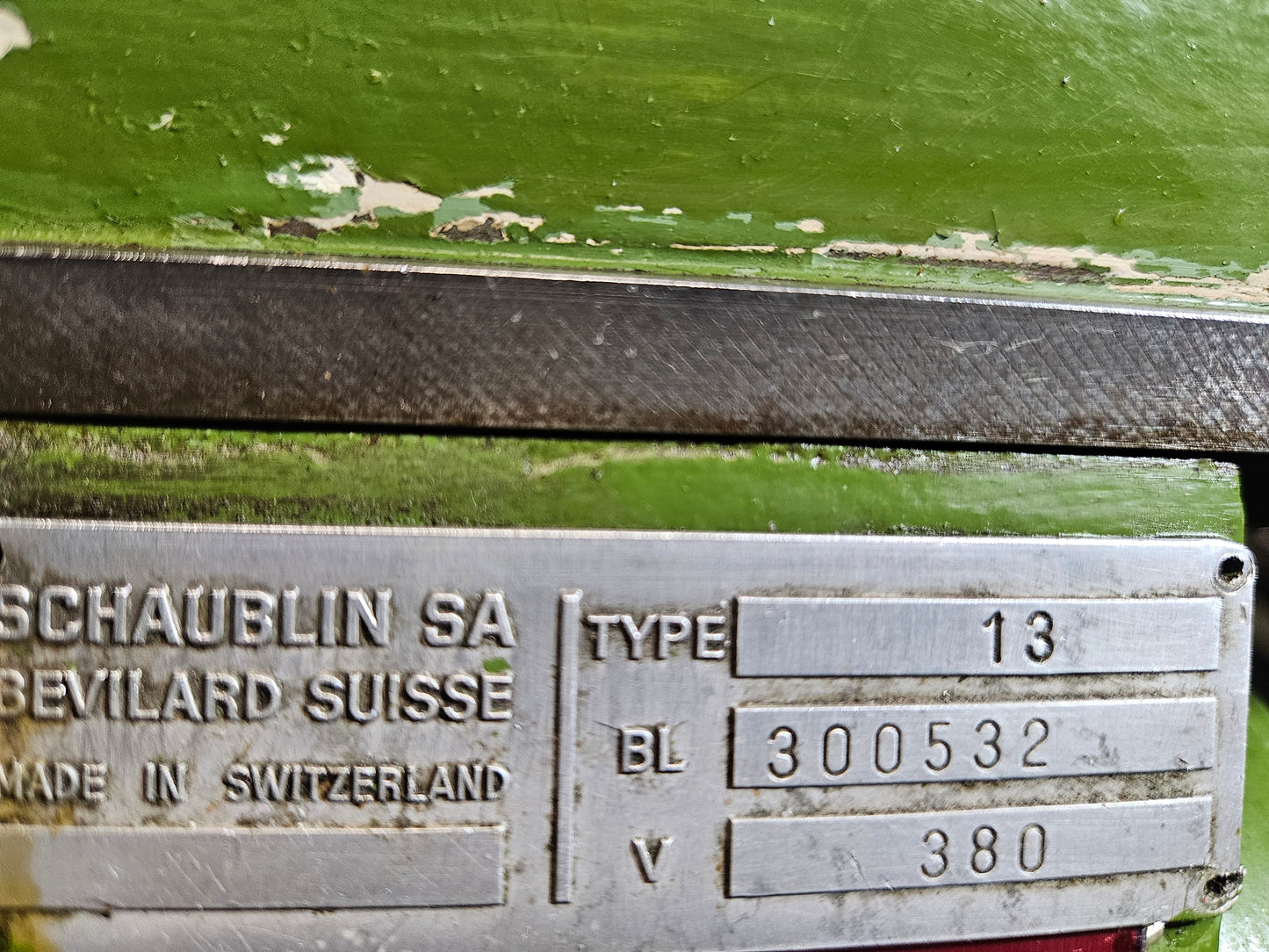 Schaublin 13 Freesbank